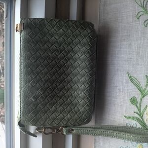 Pistachio Green Clutch